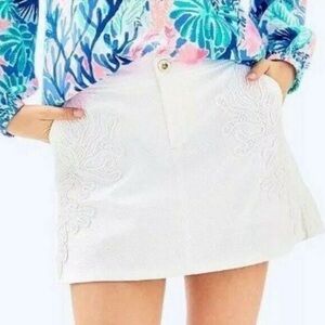 Lilly Pulitzer Nicki Skort, Resort White Coral